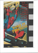 Spider Man Work in Progress 1994 Promo comic w/Animation Cel Peter Parker  NM - £23.73 GBP