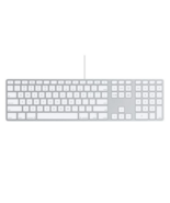 Apple A1243 Wired Slim Full-Size Keyboard Good For Keys or Parts Mac BAD... - £11.57 GBP