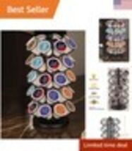 Space-Saving K-Cup Carousel Holder - Deluxe Metal Construction, 40 Pods ... - $43.19
