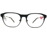 Dragon Eyeglasses Frames DR157 002 COREY Black Silver Square Full Rim 50... - $83.68