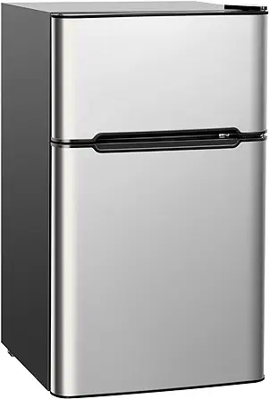 Compact Refrigerator, 3.2 Cu Ft. Unit 2-Door Mini Freezer Cooler Fridge ... - $407.99