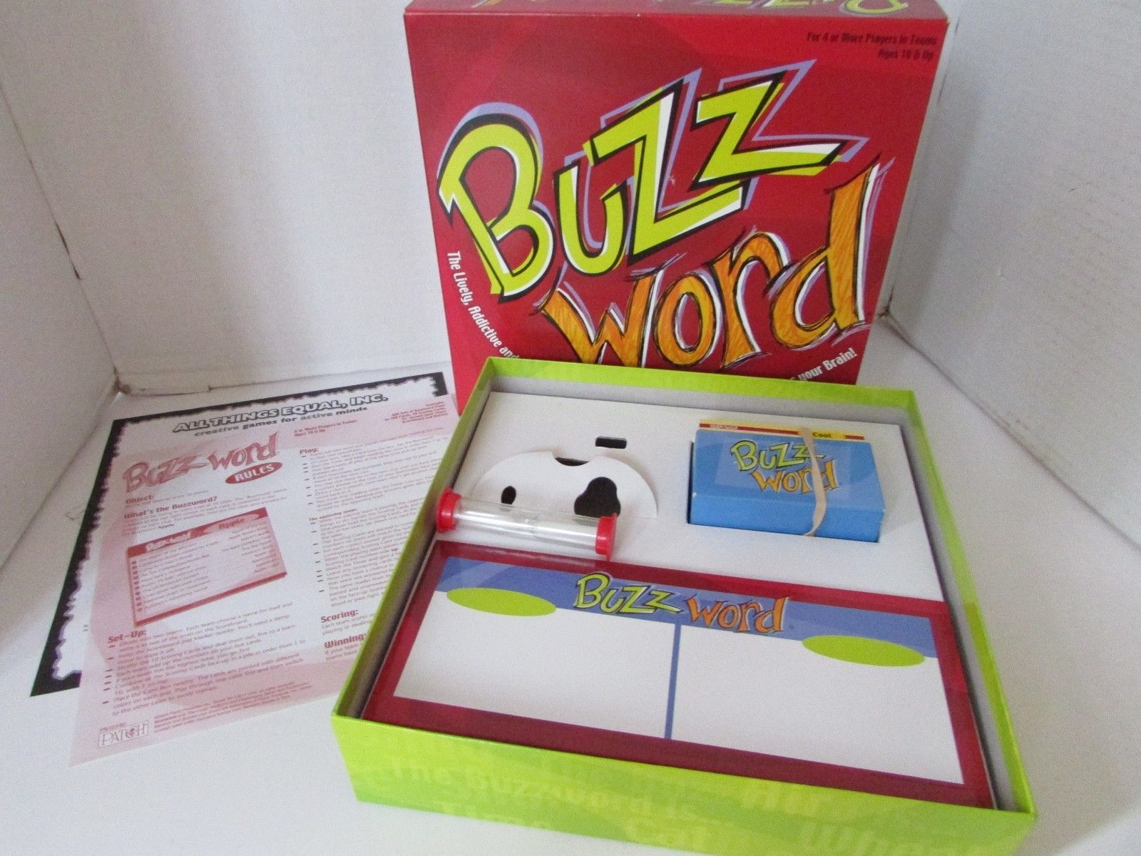 PATCH 10140 BUZZ WORD GAME 2003 COMPLETE NEEDS DRY ERASE MARKER SEE DESCRIPTION - £6.33 GBP