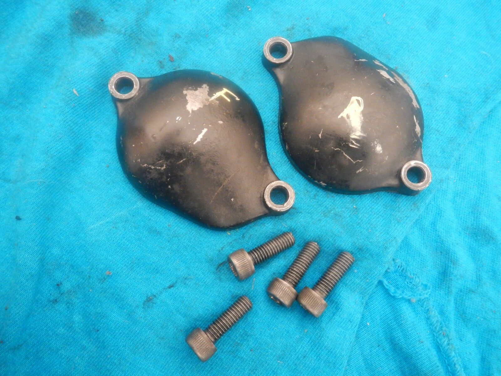 VALVE COVER TAPET ADJUSTER COVER CAPS 1976 76 YAMAHA TT500 TT 500 XT - $9.96