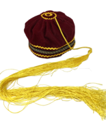 Minas Traditional Greek Velvet Tassel Hat Red - $15.19