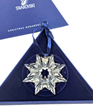 Swarovski Crystal 2003 Annual Snowflake Christmas Ornament in Original Box - £73.95 GBP