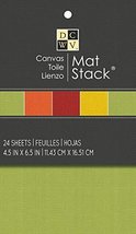 Pessoa Canvas Mat Stack 24 Sheets, Multi-Colour - £6.93 GBP