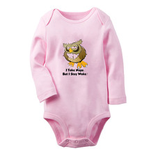 I Take Nap But I Stay Woke Funny Bodysuits Baby Animal Owl Romper Kids Jumpsuits - £7.95 GBP+