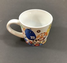 M&amp;Ms Coffee Mug Cup Licensed Mars Inc. Wide Mouth Candies and Characters 2017 - £9.41 GBP