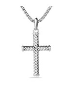 David Yurman Sterling Silver Cable Cross Pendant - $220.00