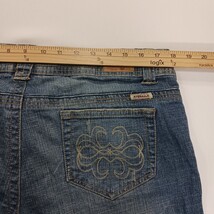 Hydraulic RN#99678 Women's Blue Denim Cropped Jeans Size 15/16 (36×22) image 13