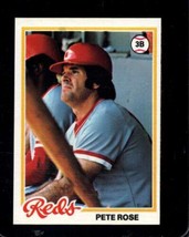 1978 Topps #20 Pete Rose Nm Reds Dp *X101542 - £9.70 GBP