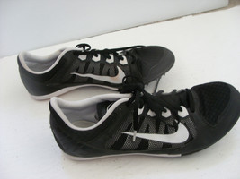 Nike Rival MD Track Running Shoes #616312- 010 Black Size 12 with Spikes - £23.74 GBP