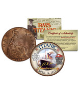 RMS TITANIC *100th Anniversary* Colorized 1900’s Gold Clad Britain Penny... - £8.08 GBP