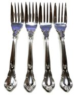 4 Birks Sterling Silver Chantilly Salad Forks  - No Mono - 6 1/8&quot; - €138,76 EUR