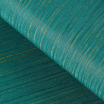 Funstick Teal Green Grasscloth Wallpaper Peel and Stick Textured Fabric Linen Wa - £10.98 GBP