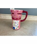 Born To Shop 16 Oz Ceramic None Skid Foam Bottom Mug - $4.05 CAD