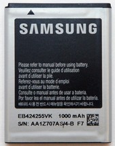 New Genuine Samsung EB424255VK Battery Phone Oem Array M390 Smiley T359 Flight 2 - $4.19
