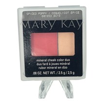 Mary Kay Mineral Cheek Color DUO Spiced Poppy New HTF Blush - $10.09