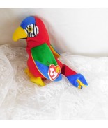 TY Beanie Baby Parrot &quot;Jabber&quot; with Tag Errors - £147.04 GBP