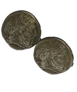 Silver 800 Antique Greek/Roman Figure Cufflinks - £159.44 GBP