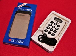 1989 CITIZEN QT9011-A Digital Timer, Stopwatch, Professional Cook Clock - NOS - £47.95 GBP