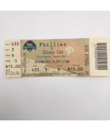 Chicago Cubs VS Philadelphia Phillies 2004 Game Ticket MLB at Citizens B... - $57.62 CAD