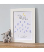 Personalised Cloud A4 Framed Print, New Baby Gift, Baby Shower, Baby&#39;s N... - £14.41 GBP