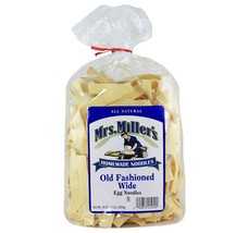 Mrs. Millers Old Fashioned Wide Noodles 16oz. Bag (3 Bags) - £21.92 GBP