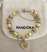Busy as a Bee - Authentic Pandora Bracelet with receipt - £114.06 GBP
