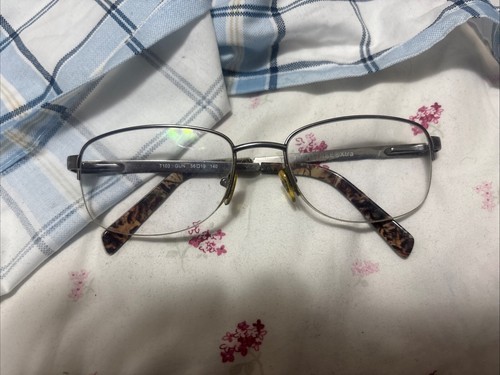 Team Realtree Xtra T103 GUN 56-19-140 Gunmetal Metal Half Rim Eyeglasses... - $5.86