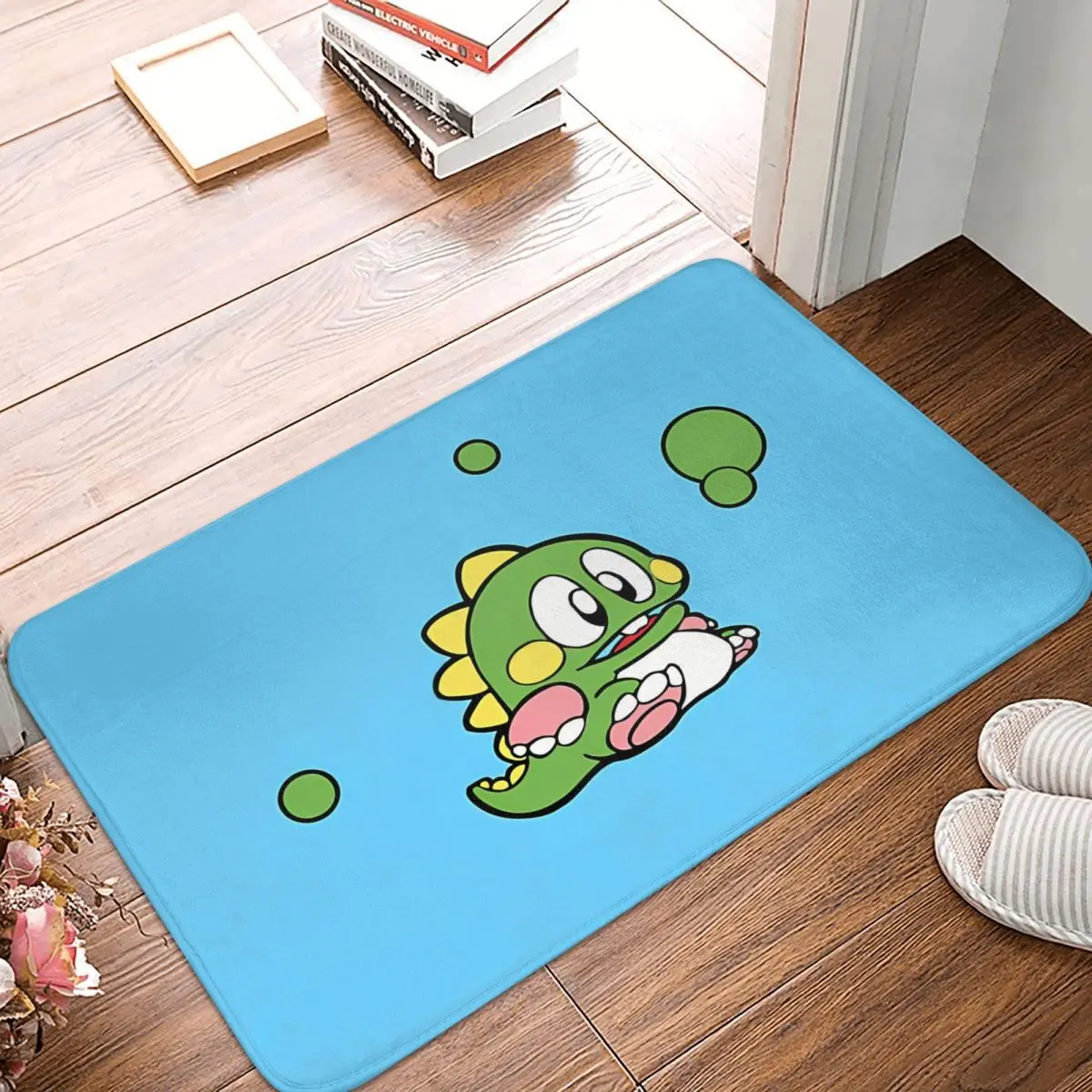 Bubble Bobble Game Dragon Anti-Slip Rug Doormat Kitchen Mat Matching 2 Player 1U - $15.99