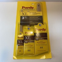 Purdy XL Pro Brush Set 3 Pack 1.0&quot; Dale 2.0&quot; Sprig 2.5&quot; Glide USA Made 14L853100 - £38.98 GBP