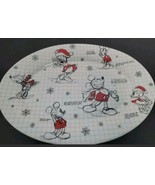 Disney Parks Serving Platter Christmas Mickey Minnie Mouse Sketchbook New - $560.66 MXN