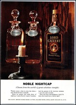 1950s Lord Calvert American Blended Whiskey PRINT AD &quot;Noble Nightcap&quot; BX1 - $9.32 CAD