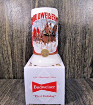 2021 Budweiser Clydesdale 42nd Anniversary Limited Edition Holiday Stein... - $24.74