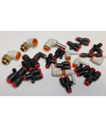 Mixed Lot of SMC Quick Disconnect Fittings - 1/4  5/16  3/8  1/2 - $41.61 CAD