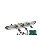 Sea Eagle Canoe TC16 Wood/Web Seats Electric Pump for 3 Pkg 16’ Inflatable - €1.917,14 EUR