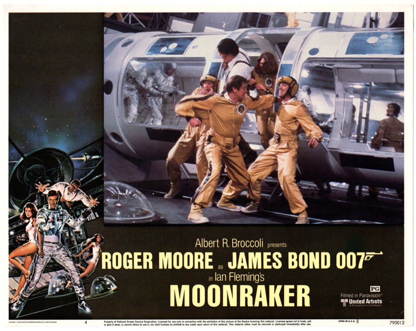 *MOONRAKER (1979) James Bond, Holly Goodhead &amp; Jaws Fight Guys at Shuttle - $75.00