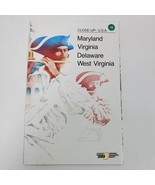 Vintage 1988 Maryland Virginia Delaware Closeup Map National Geographic ... - $6.80