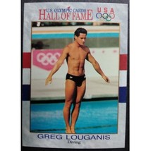 Greg Louganis Swimming Us Olympic Card Hall Of Fame - £1.56 GBP