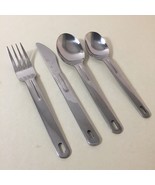 Wide Easy To Hold Stainless Cutlery Hanging Hole Fork Knife Large &amp; Smal... - £7.49 GBP