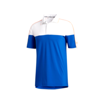 Adidas Men Ultimate365 Color Block Striped S/S Golf Polo White / Blue Size L - £38.26 GBP