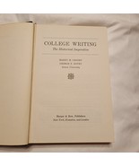 College Writing The Rhetorical Imperative Harry H. Crosby George F. Este... - £10.99 GBP