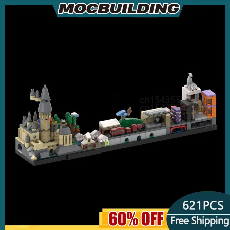 Series skyline architecture technology bricks diy assembled model toy holiday gifts moc thumb200