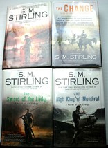 Lot 4 Sm Stirling Emberverse The Change~Sword Of Lady~High King~Scourge Of God - £21.99 GBP