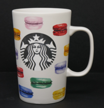 Starbucks 2015 French Rainbow Macaron 16 oz Coffee Mug Cup - €11,76 EUR