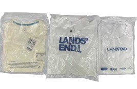 Lot of 3 New Lands&#39; End Women&#39;s T-Shirts &amp; Polo Shirt Size Small / 6-8 - $19.79