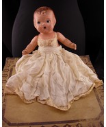 Antique 1920&#39;s composition open mouth baby Doll - vintage 9&quot; jointed cre... - £86.00 GBP