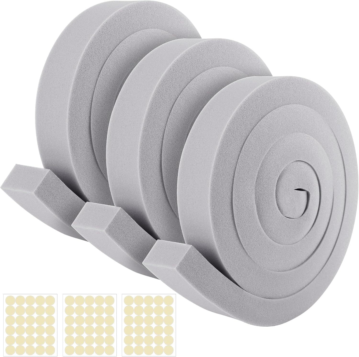 3 Pcs Air Conditioner Foam Tape - 2 X 1 Inch X 6.5 Ft Ac Foam Weather St... - $35.92