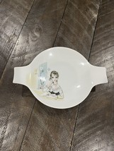 Vtg Rosenthal Handmalerei Munchen Germany Galanterie Trinket Dish Woman Daydream - $49.49